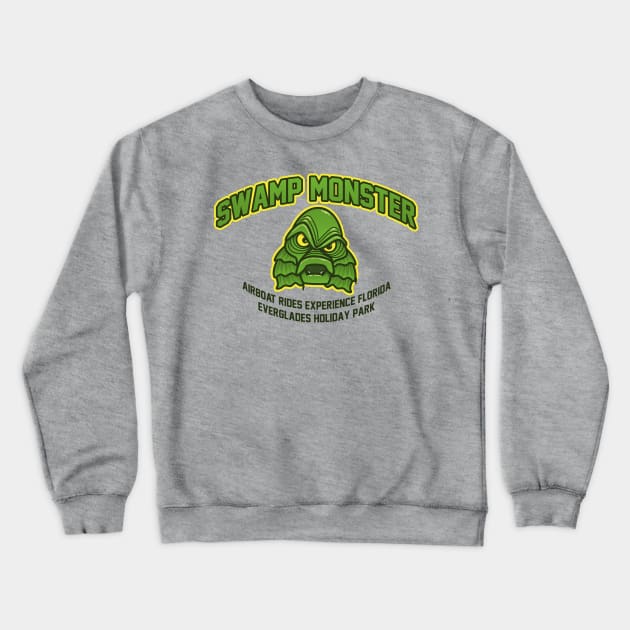 Swamp Monster Airboat Crewneck Sweatshirt by teeteet